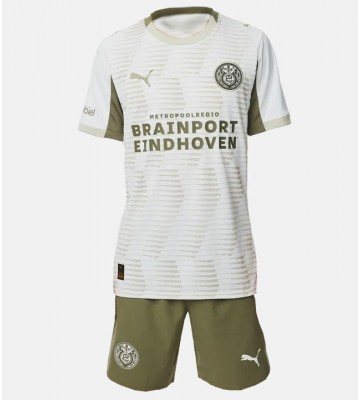 PSV Eindhoven Tredjetrøje Børn 2025-26 Kortærmet (+ Korte bukser)